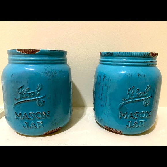 Palais Essentials Ceramic Utensil Mason Jar - Picture 1 of 3